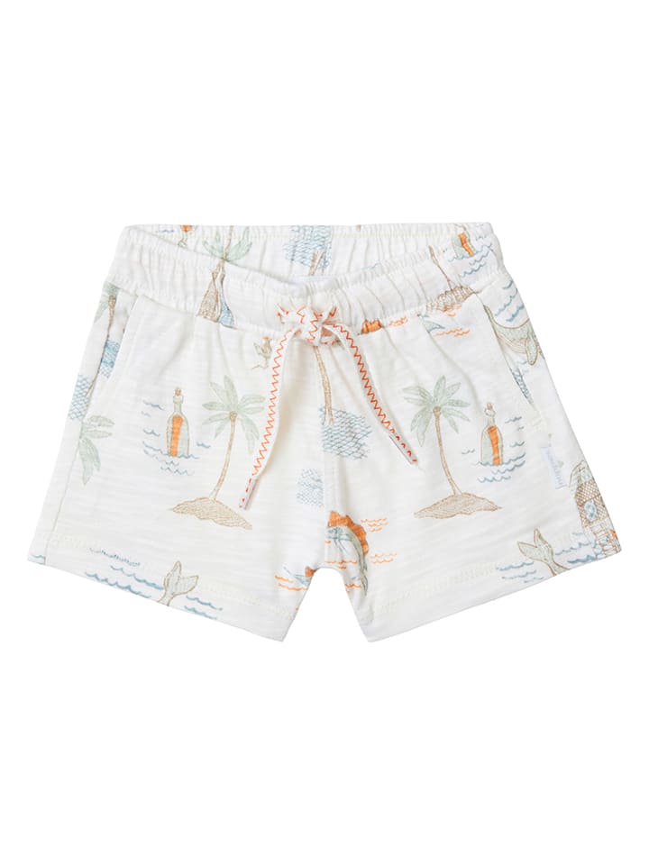 Noppies Szorty dresowe "Brookston" w kolorze białym rozmiar: 62