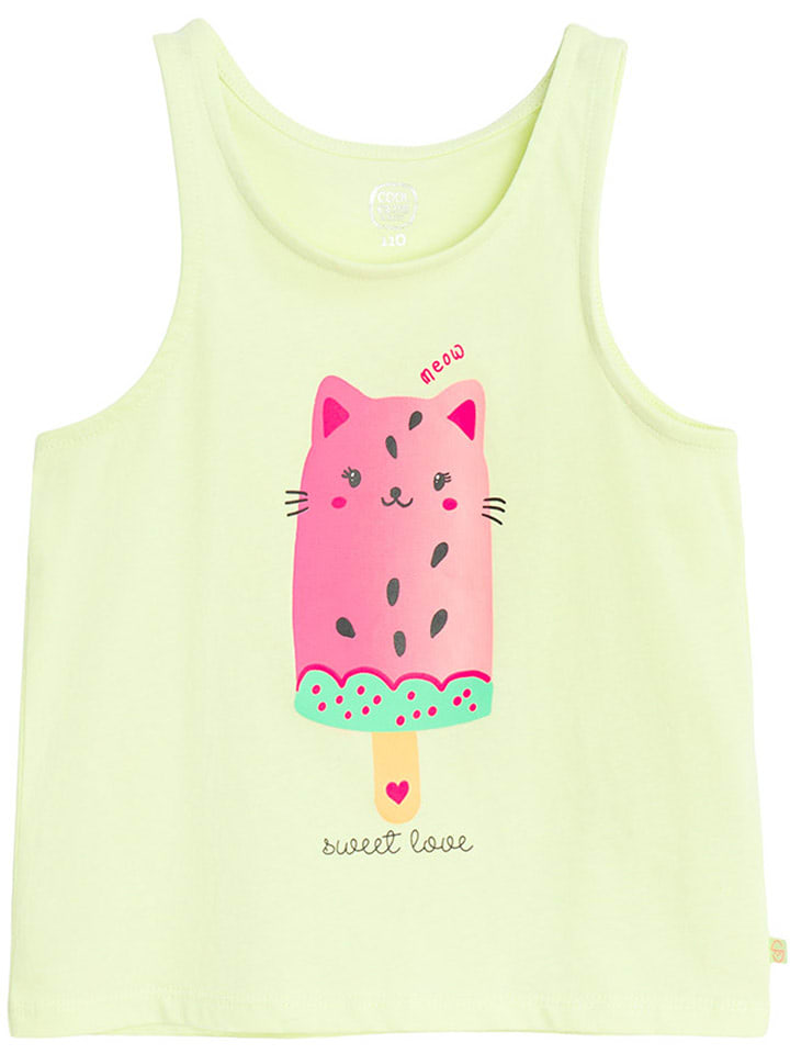 COOL CLUB Top w kolorze żółtym rozmiar: 122