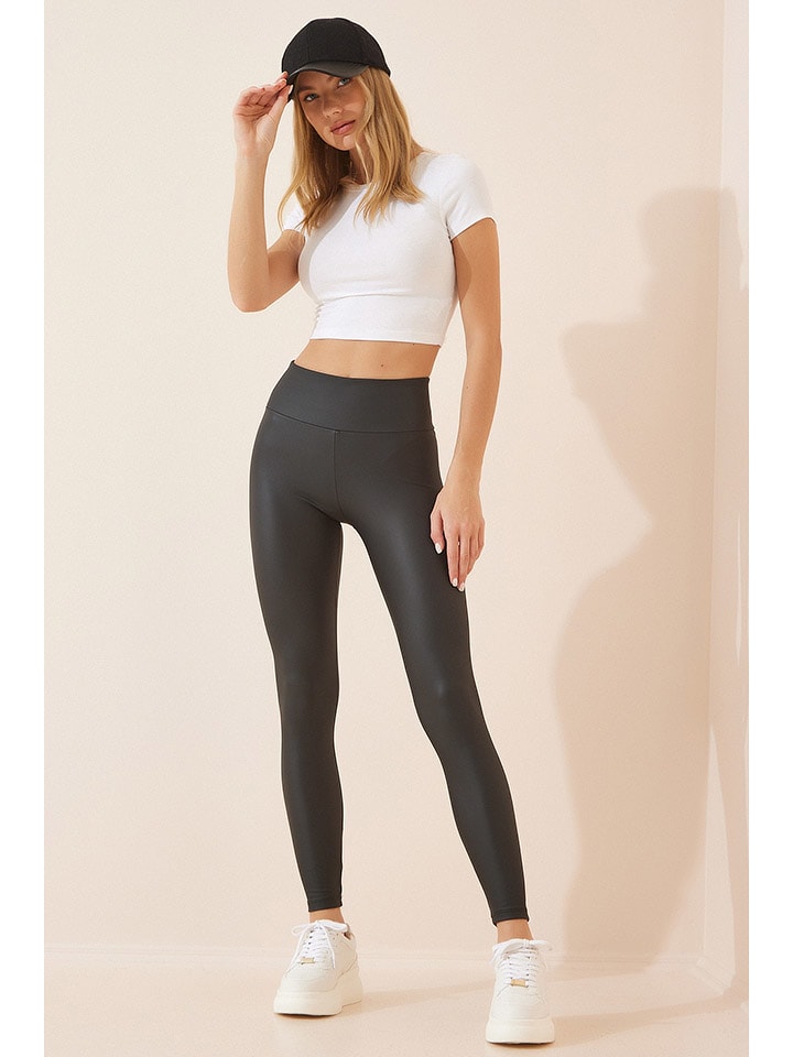 Happiness Istanbul Legginsy w kolorze czarnym rozmiar: 42