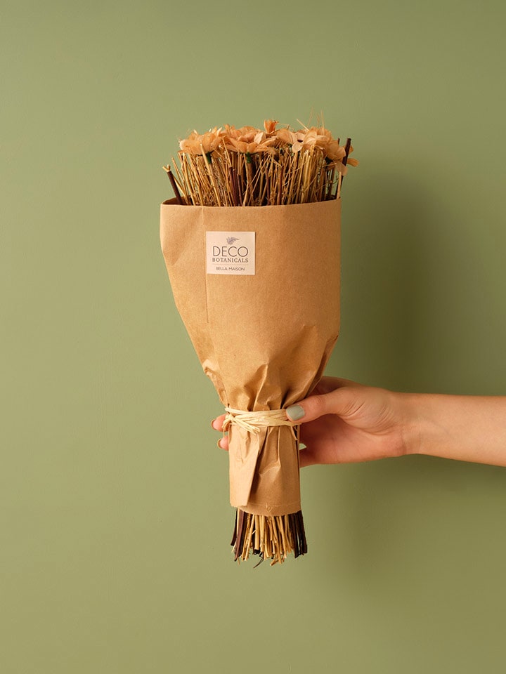 BELLA MAISON Bukiet suszonych kwiatów "Daisy Dal" w kolorze pomarańczowym - wys. 35 cm rozmiar: onesize