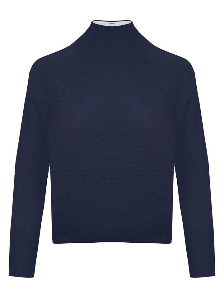 Malo Optimum Sweter w kolorze granatowym rozmiar: XS