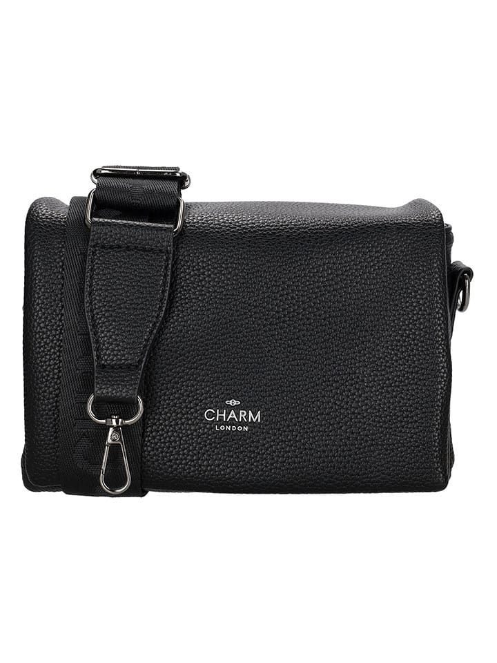 Charm Torebka w kolorze czarnym - 21 x 12 x 7,5 cm rozmiar: onesize