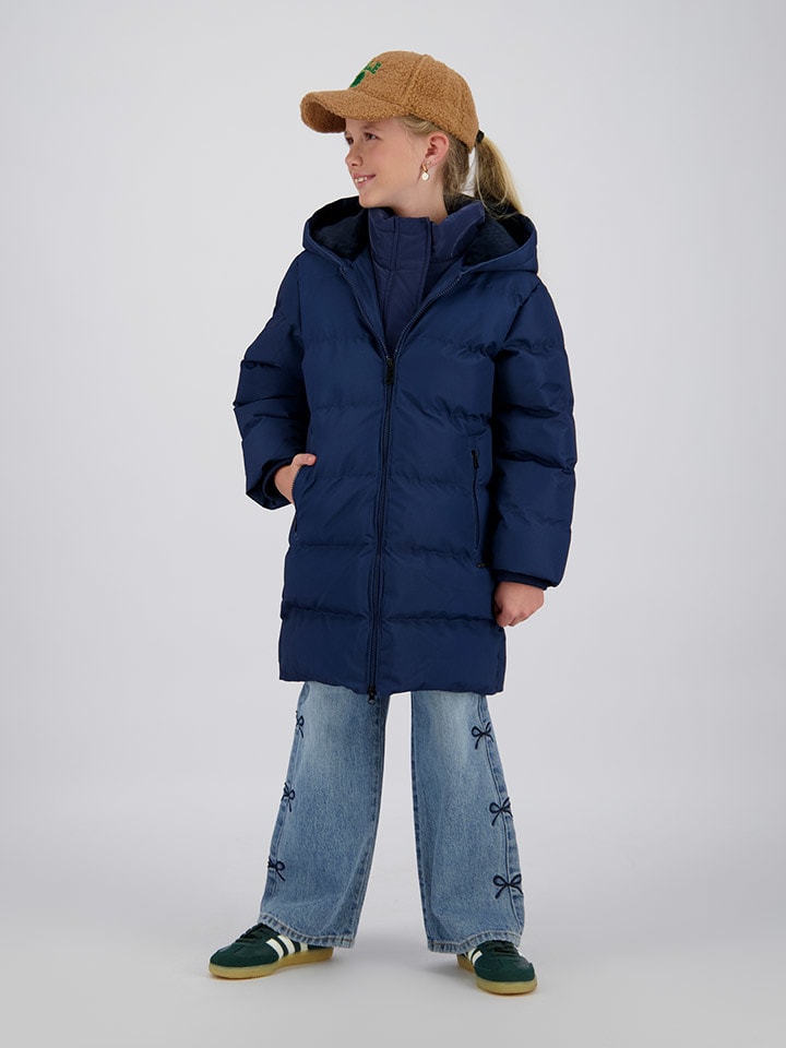 Vingino Płaszcz pikowany w kolorze granatowym rozmiar: 110