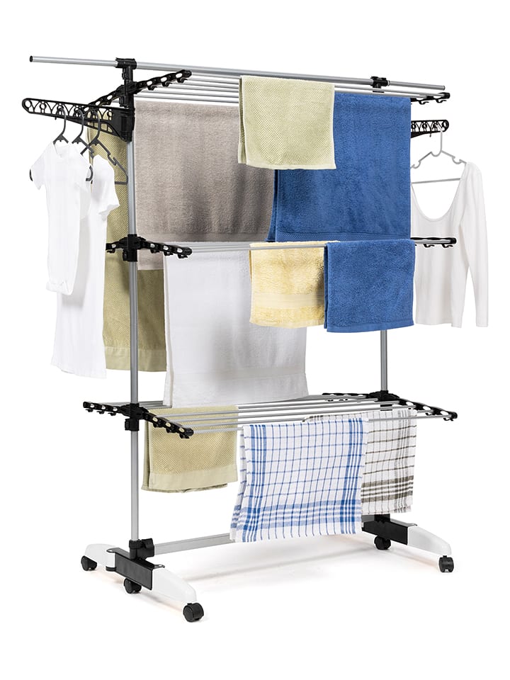 IDOMYA Essentials Suszarka w kolorze srebrnym na pranie - 105 x 150 x 67 cm rozmiar: onesize