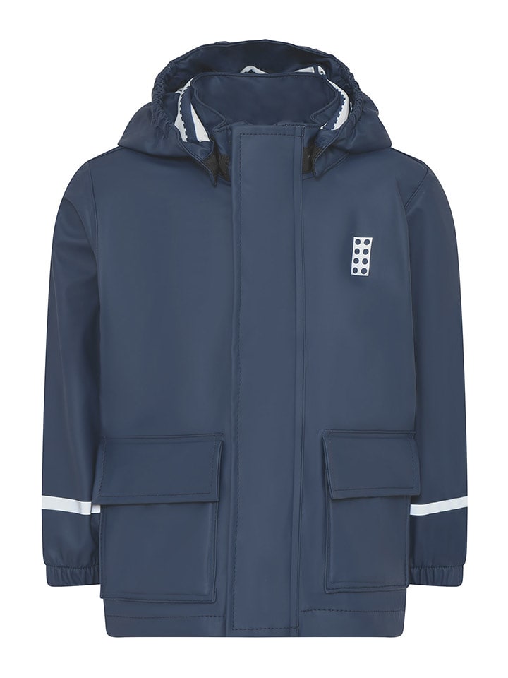 LEGO Kurtka przeciwdeszczowa w kolorze granatowym rozmiar: 146