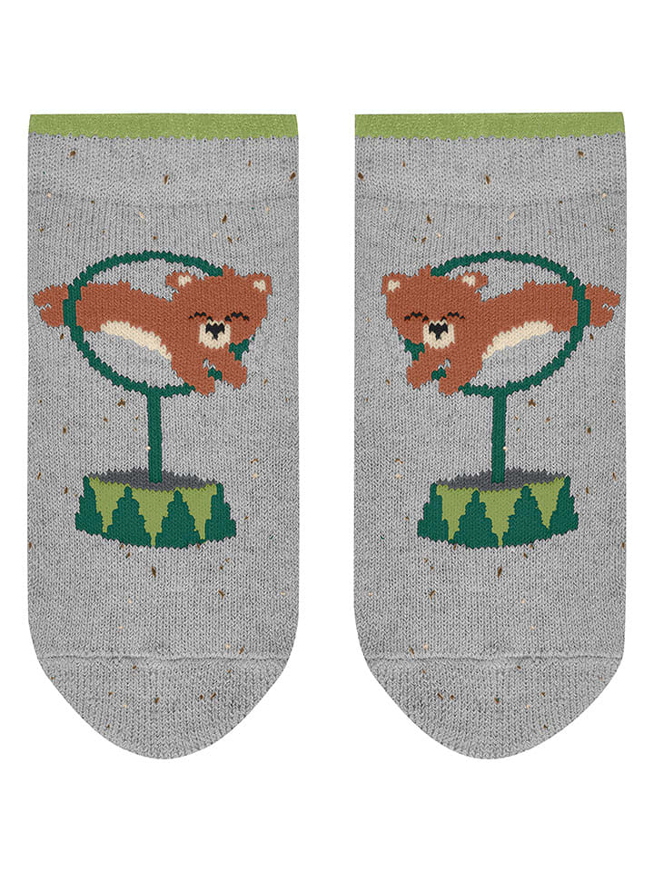 Falke Skarpety "Baby Show Bears" w kolorze szarym rozmiar: 80/92