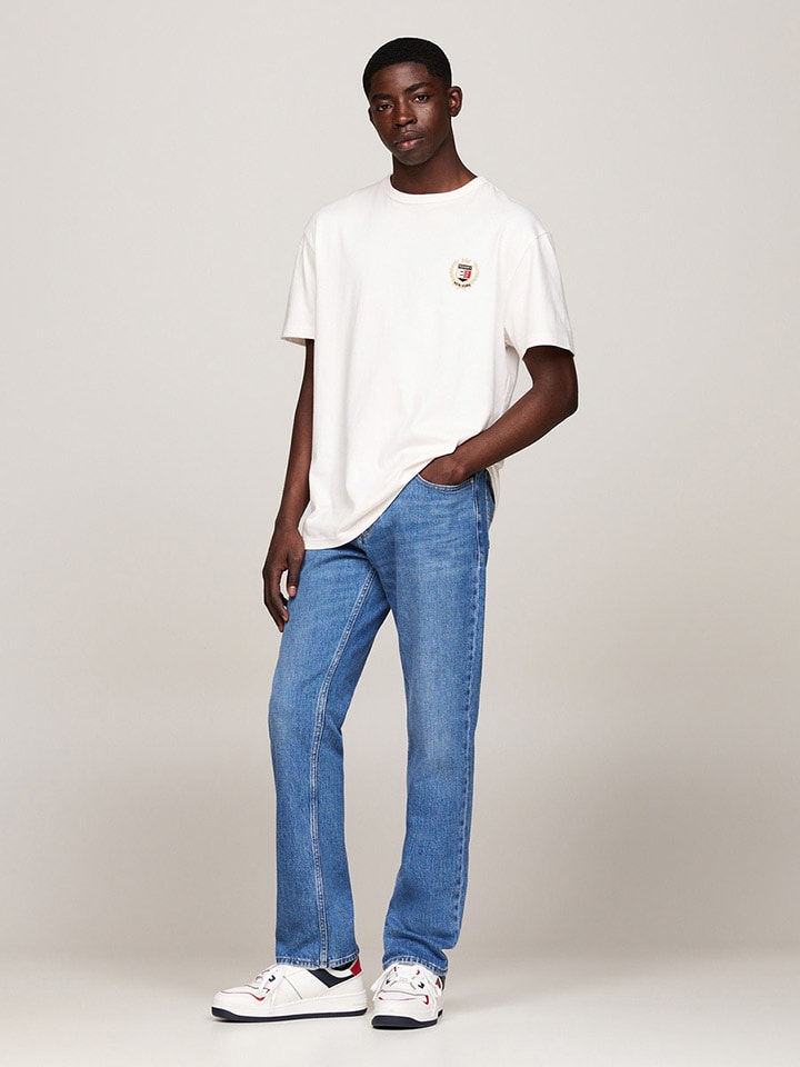 TOMMY JEANS Koszulka w kolorze białym rozmiar: XL