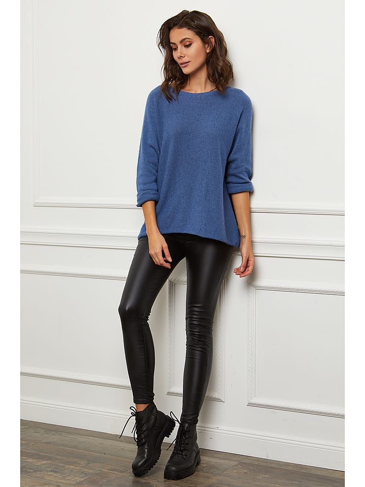 Joséfine Sweter "Aladin" w kolorze niebiesko-granatowym rozmiar: XL