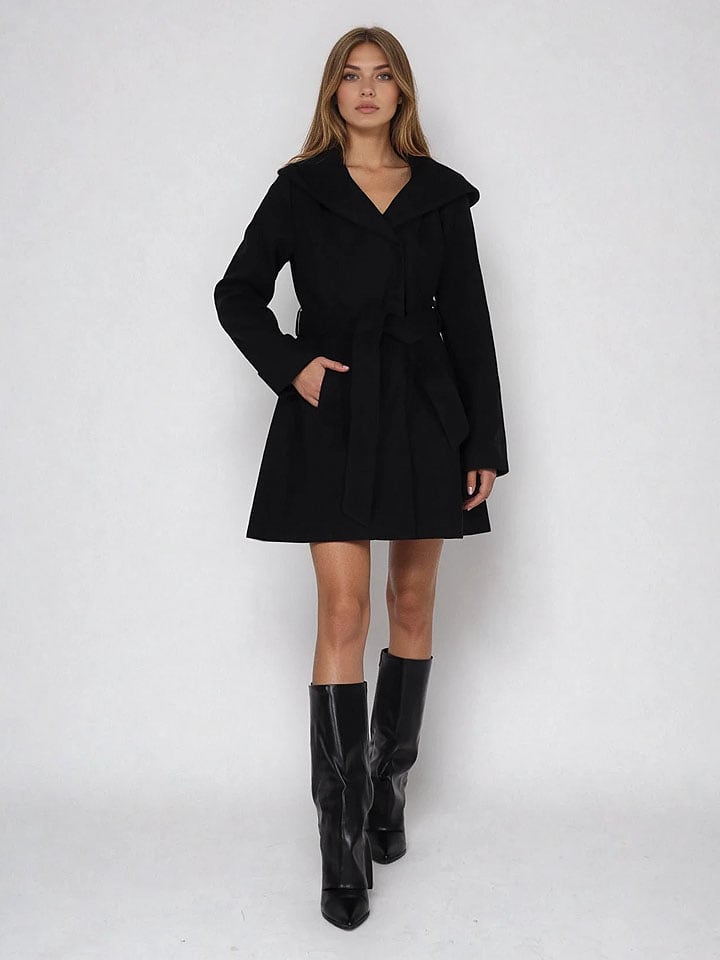 Jessica Simpson Płaszcz przejściowy w kolorze czarnym rozmiar: S