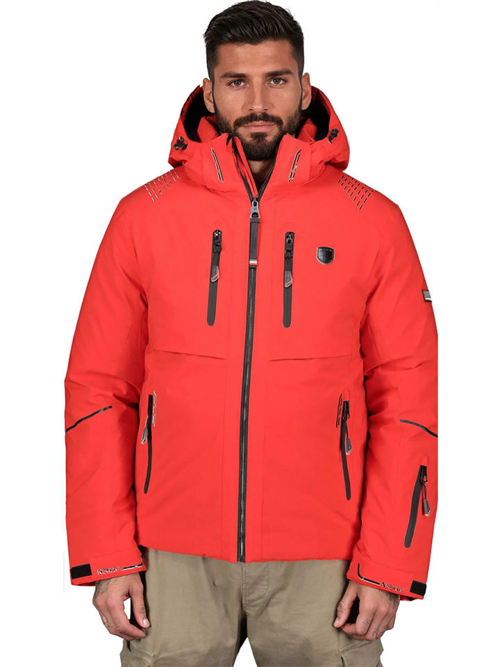 Geographical Norway Kurtka narciarska "Waouh" w kolorze czerwonym rozmiar: XL