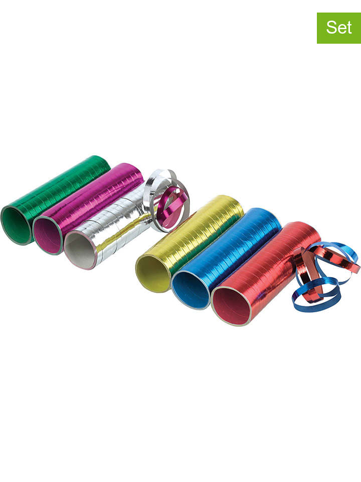 amscan Wstążki ozdobne (3 szt.) "Metallic" (produkt niespodzianka) rozmiar: onesize