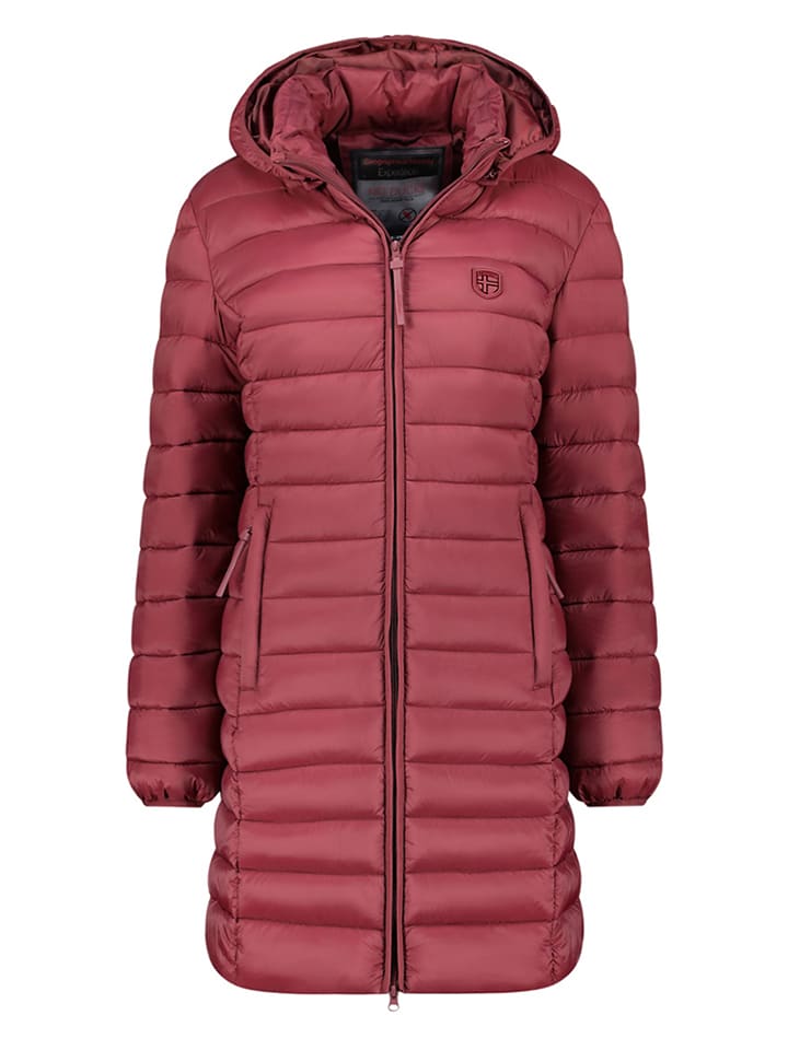 Geographical Norway Płaszcz pikowany "Atikotal" w kolorze bordowym rozmiar: S