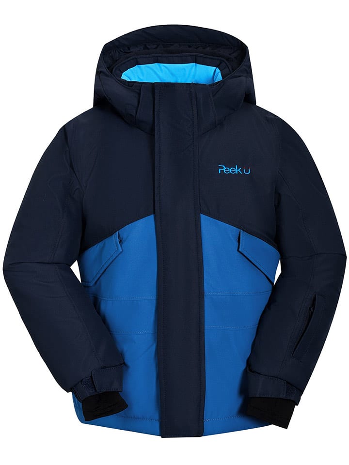 Peek U Zimowa kurtka funkcyjna "Kiran" w kolorze granatowo-niebieskim rozmiar: 98