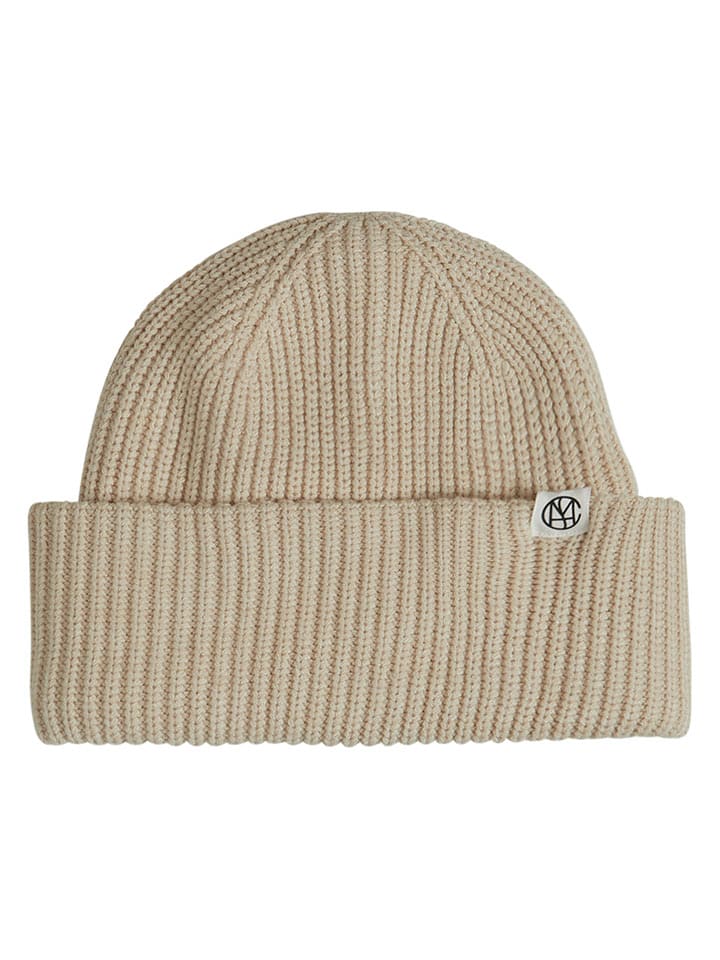 MOSS COPENHAGEN Czapka "Galine" w kolorze kremowym rozmiar: onesize