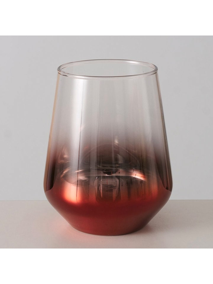 Boltze Szklanka "Merilo" w kolorze czerwonym - wys. 11 cm rozmiar: onesize