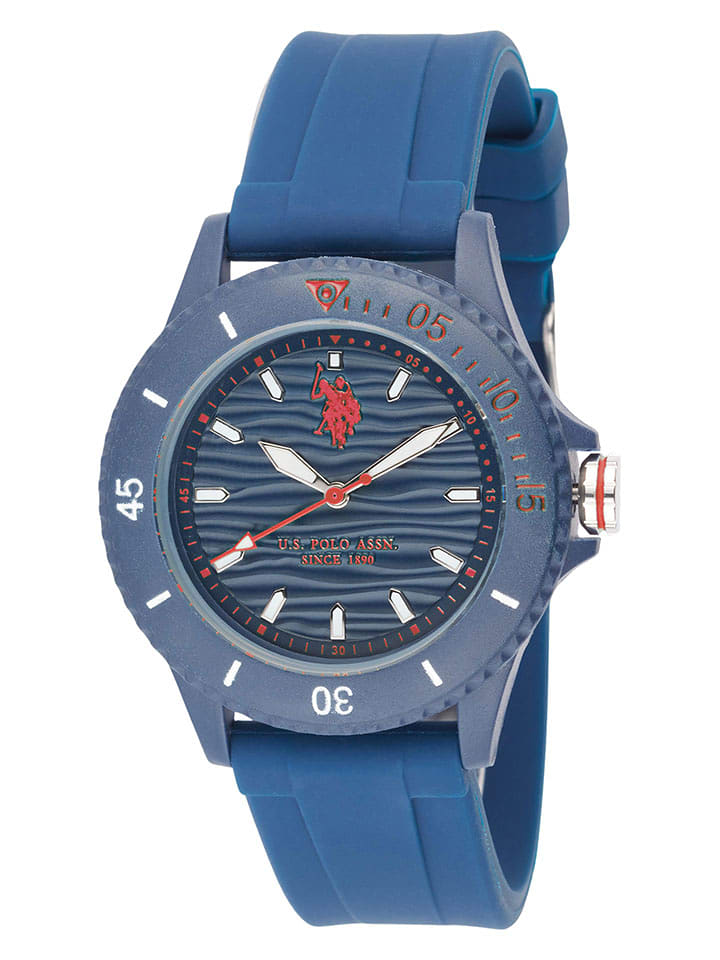 U.S. Polo Assn. Zegarek kwarcowy w kolorze niebieskim rozmiar: onesize
