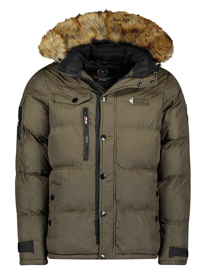 Canadian Peak Parka "Bukkateak" w kolorze khaki rozmiar: XL
