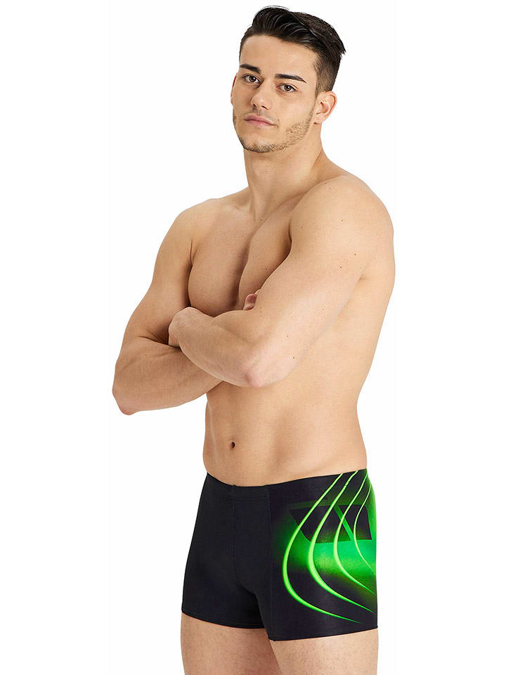 Arena Kąpielówki w kolorze czarno-zielonym rozmiar: 3