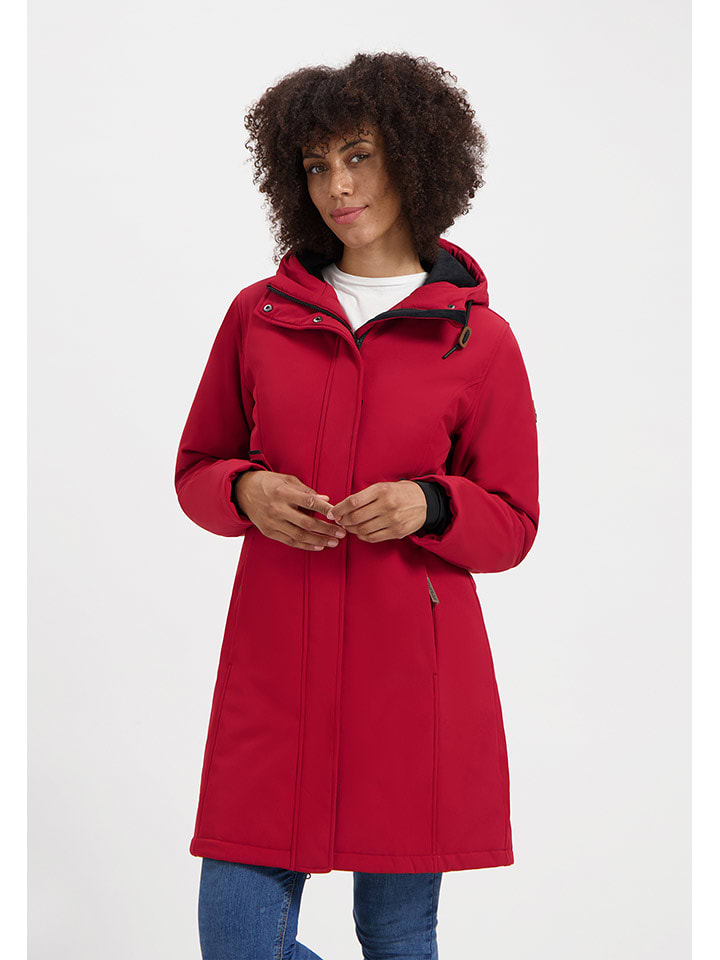 TRAVELIN' Parka "Enrike" w kolorze czerwonym rozmiar: 3XL