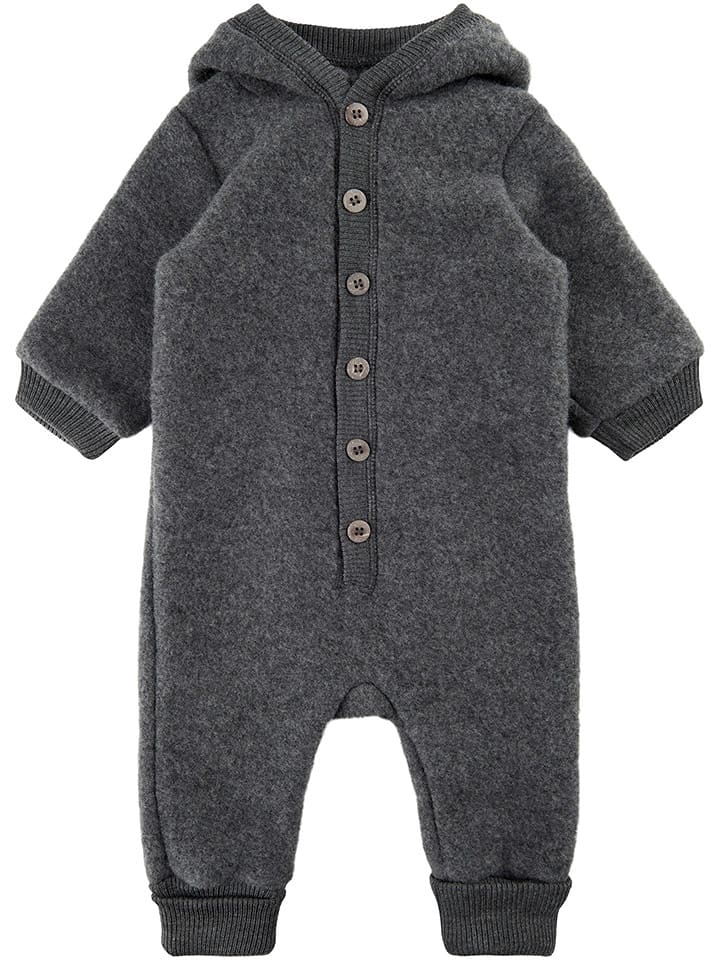 mikk-line Wełniany kombinezon w kolorze antracytowym rozmiar: 104