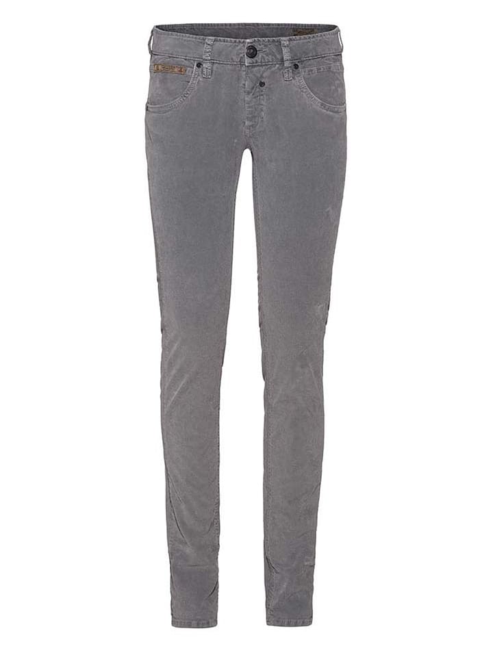 Herrlicher Spodnie "Touch" w kolorze szarym rozmiar: W28/L30