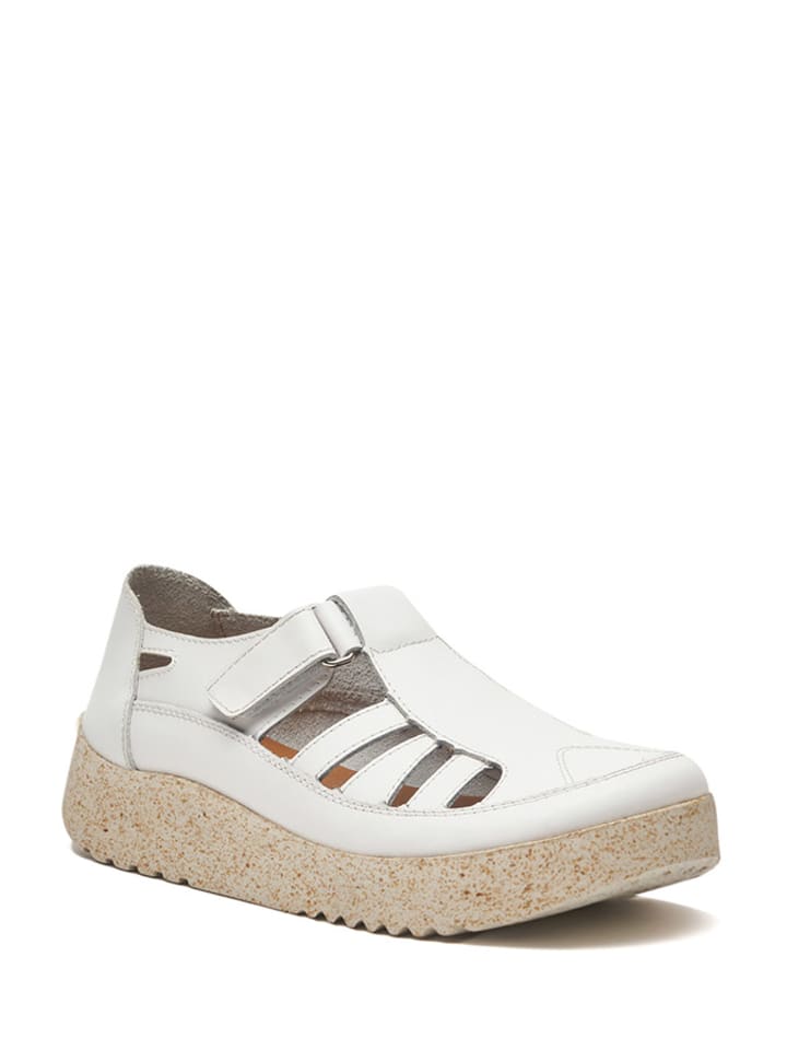 Comfortfusse Skórzane slippersy w kolorze kremowym rozmiar: 38