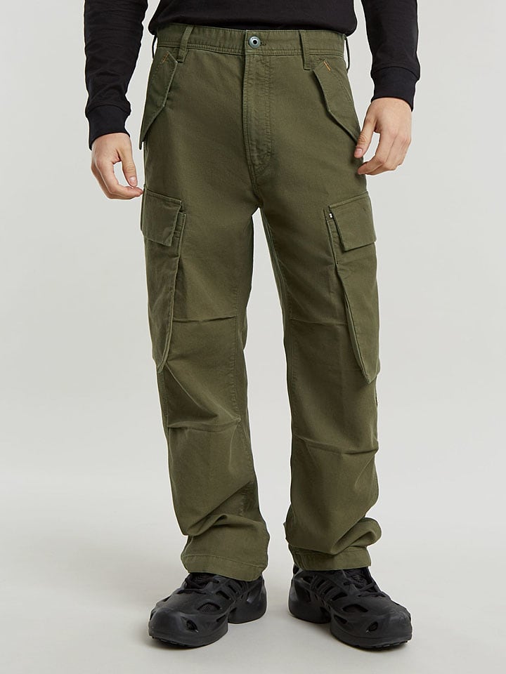 G-Star Bojówki - Regular fit - w kolorze khaki rozmiar: W28/L32