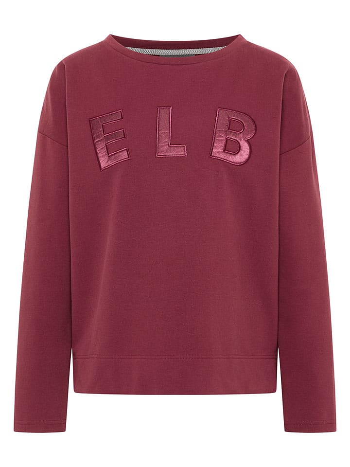 ELBSAND Bluza "Aleah" w kolorze bordowym rozmiar: M