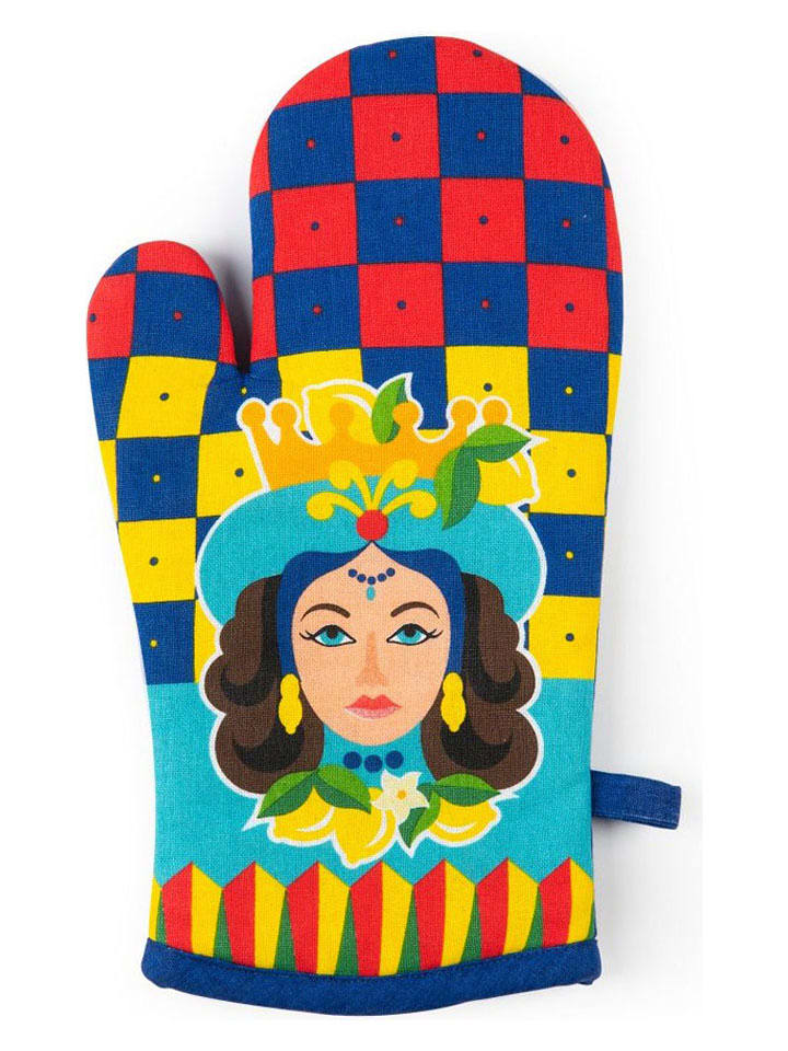 Trendy Kitchen by EXCÉLSA Rękawica kuchenna "Sicilian Rhapsody" ze wzorem - 32 x 18 cm rozmiar: onesize