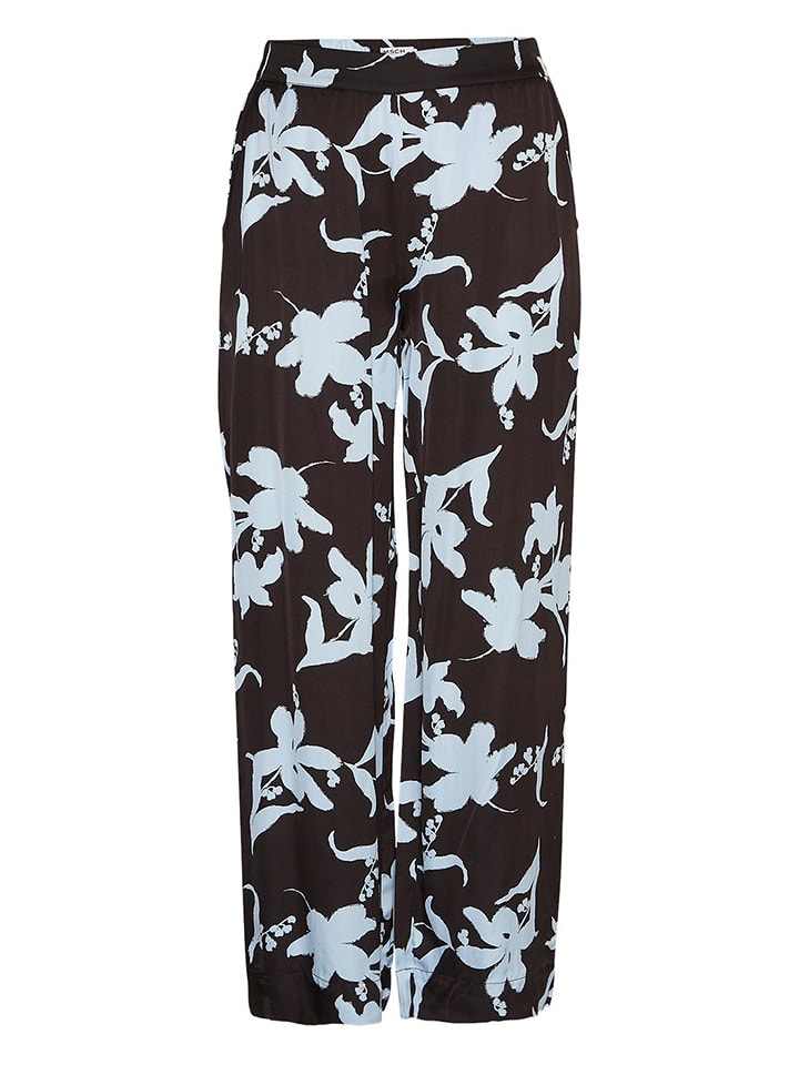 MOSS COPENHAGEN Spodnie "Irida" w kolorze czarno-błękitnym rozmiar: S