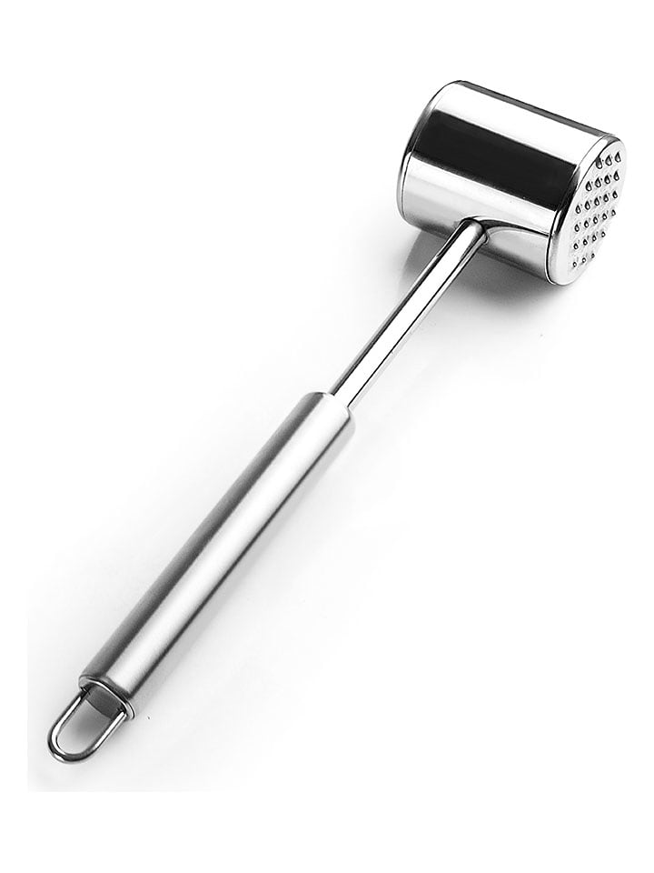 Ibili Tłuczek "Intense" w kolorze srebrnym do mięsa - dł. 26 cm rozmiar: onesize