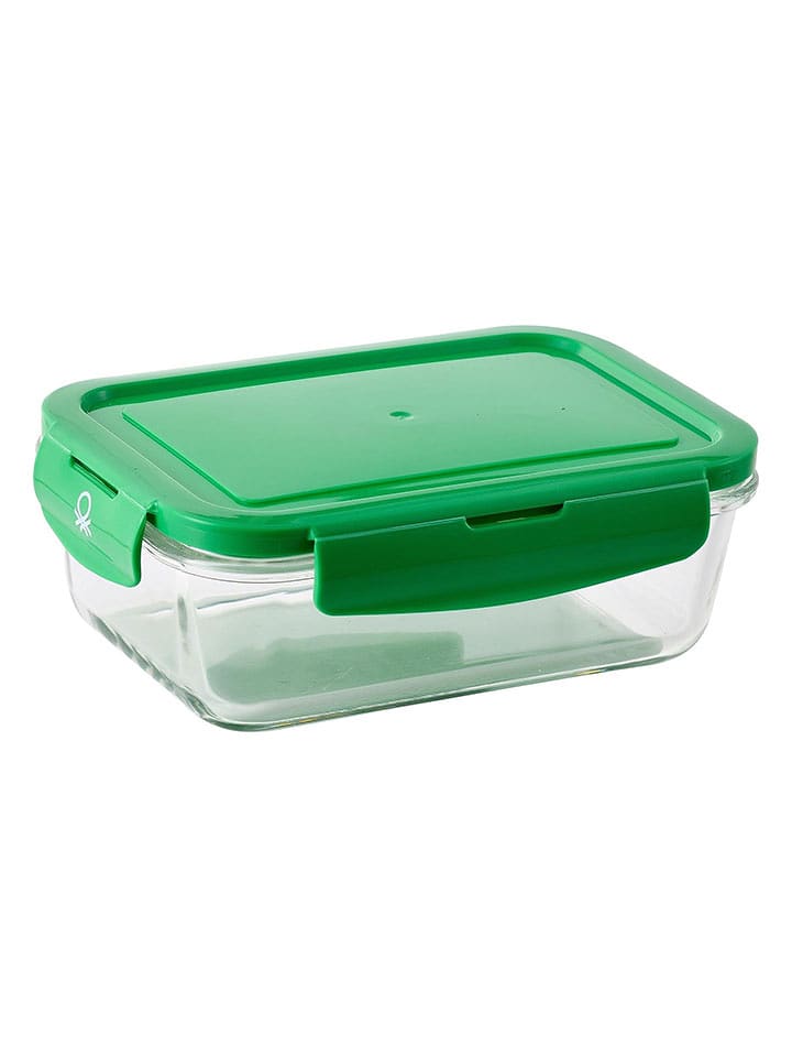 Benetton Pojemnik w kolorze zielonym na żywność - 840 ml rozmiar: onesize