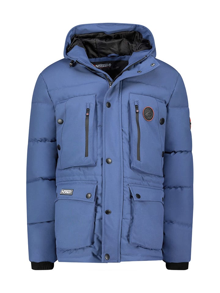 Geographical Norway Parka "Albert" w kolorze morskim rozmiar: 3XL