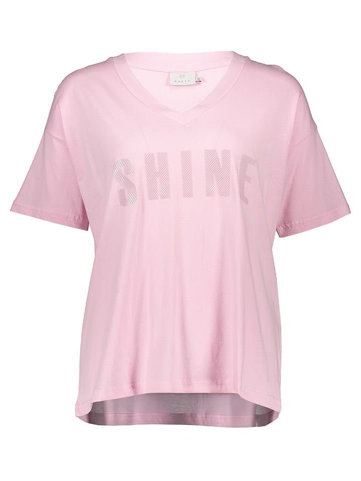 Kaffe Koszulka w kolorze jasnoróżowym rozmiar: M