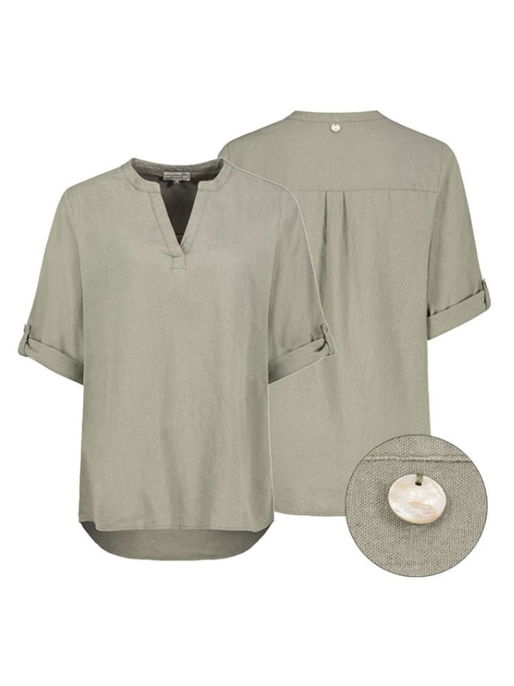 Eight2Nine Bluzka w kolorze khaki rozmiar: XL