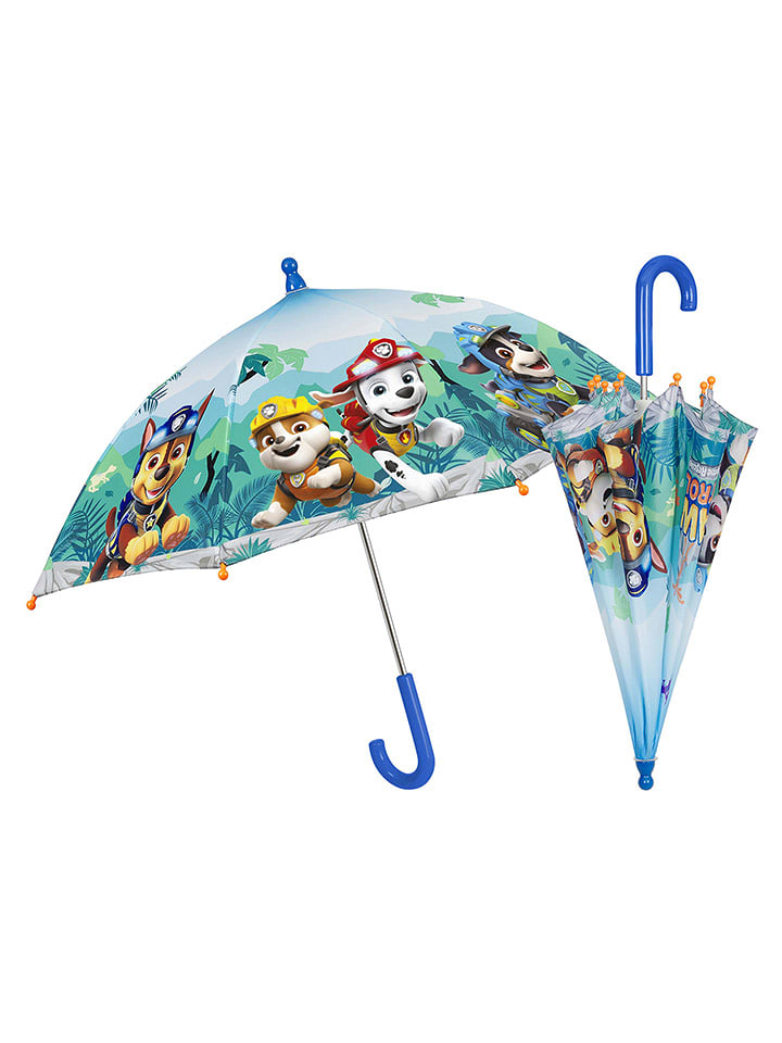 PERLETTI Parasol dziecięcy "Psi Patrol" w kolorze niebieskim ze wzorem - Ø 74 cm rozmiar: onesize