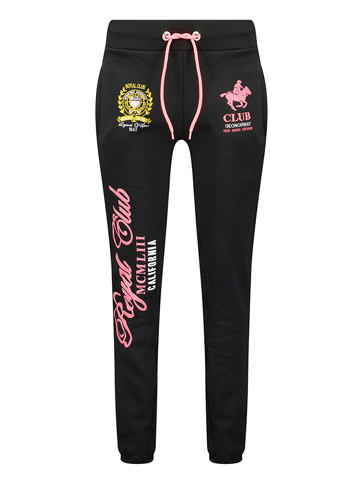 Geographical Norway Spodnie dresowe "Manille" w kolorze czarnym rozmiar: L