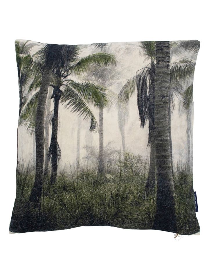 Mars & More Poduszka w kolorze zielono-szarym - 45 x 45 cm rozmiar: onesize