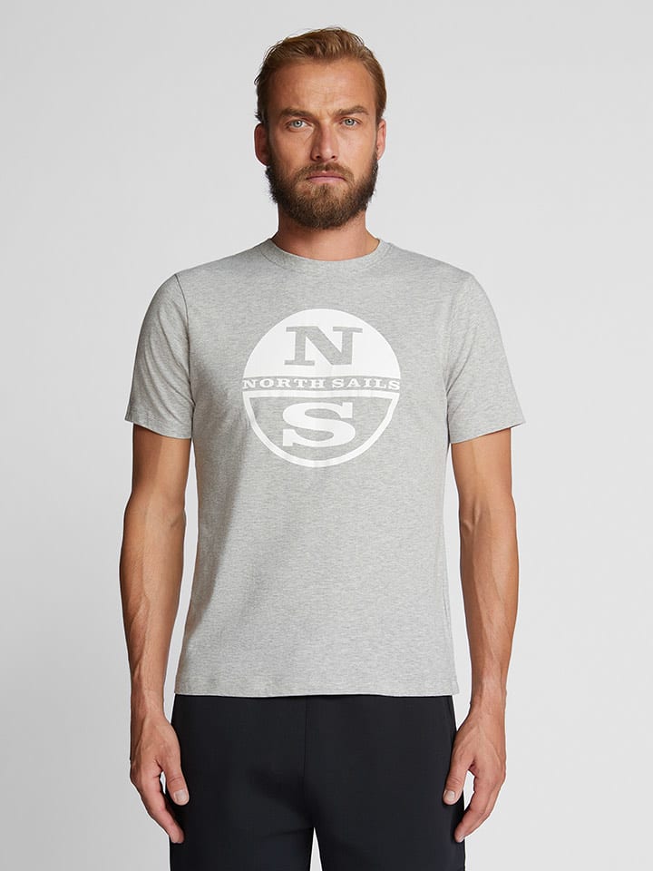 North Sails Koszulka w kolorze jasnoszarym rozmiar: XL
