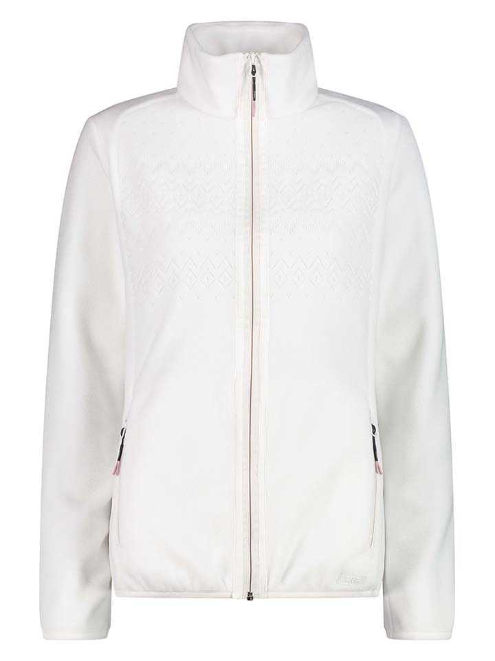 CMP Kurtka polarowa w kolorze białym rozmiar: 40