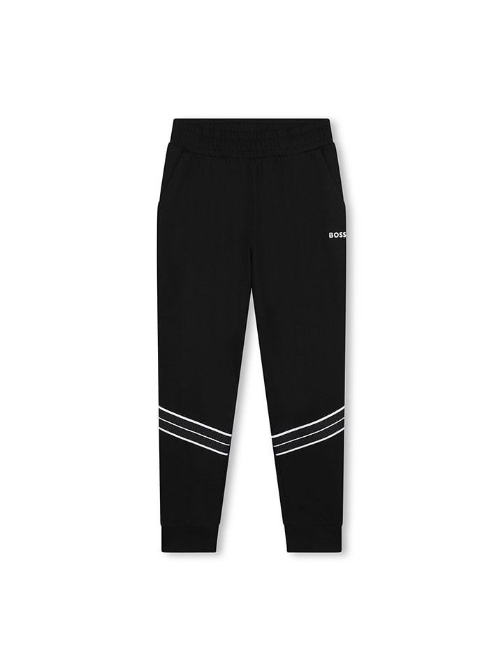 Hugo Boss Kids Spodnie dresowe w kolorze czarnym rozmiar: 128