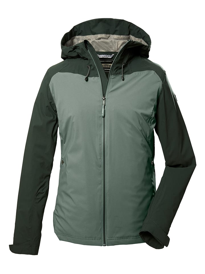 Killtec Kurtka funkcyjna "KOS 24" w kolorze zielonym rozmiar: 40
