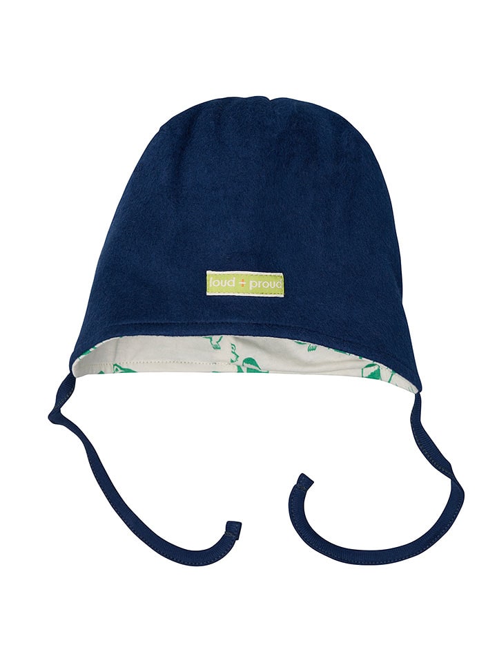 loud + proud Czapka w kolorze granatowym rozmiar: 98/104