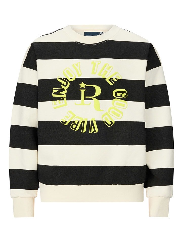 Retour Bluza "Tissa" w kolorze kremowo-czarnym rozmiar: 146/152