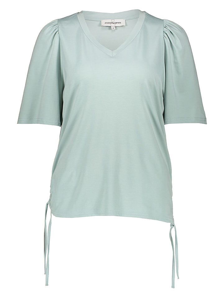 &Co Woman Koszulka "Misha" w kolorze turkusowym rozmiar: 3XL