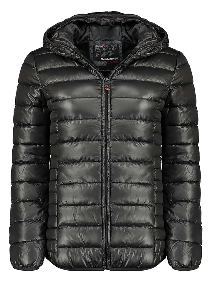 Geographical Norway Kurtka pikowana "Annecy" w kolorze czarnym rozmiar: L