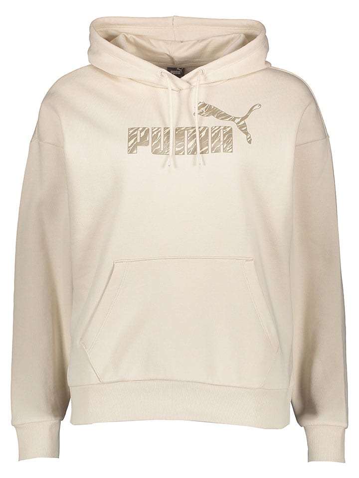 Puma Bluza "Essentials+" w kolorze beżowym rozmiar: M