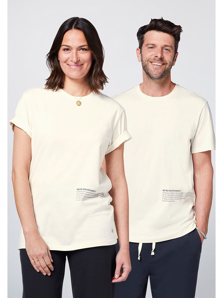 Detto Fatto Koszulka w kolorze kremowym rozmiar: XL