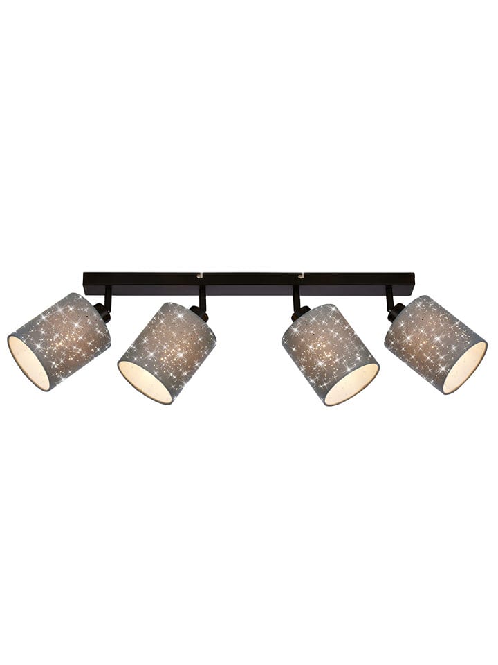 Briloner Lampa sufitowa w kolorze szaro-czarnym - szer. 65 cm rozmiar: onesize