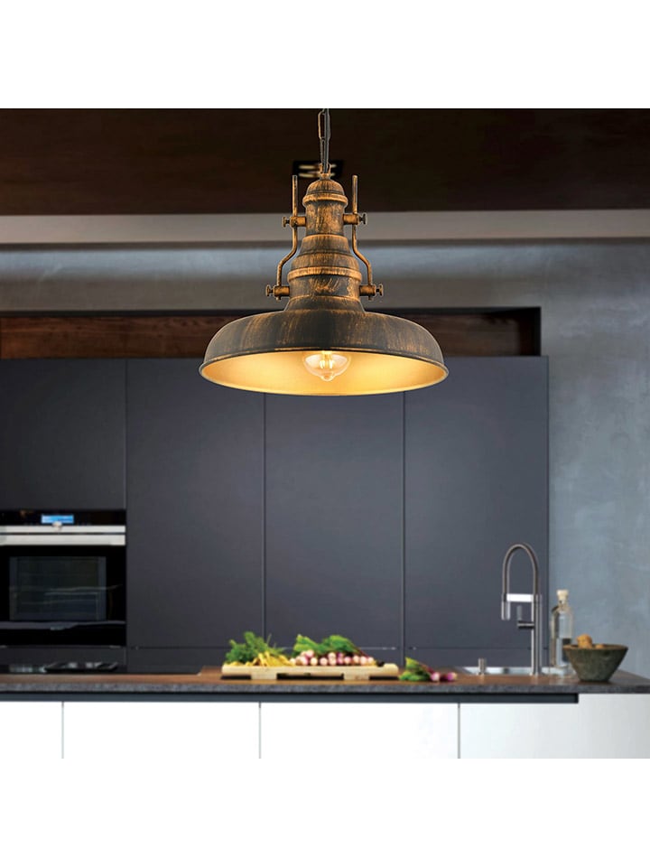 ABERTO DESIGN Lampa wisząca w kolorze brązowym - Ø 33 cm rozmiar: onesize